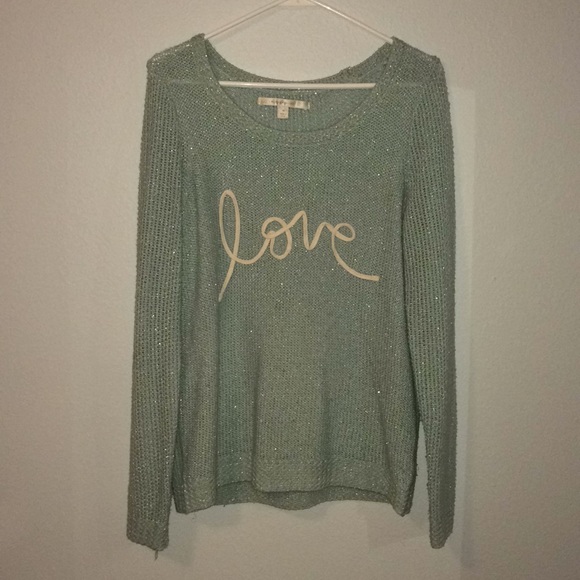 Light blue love sweater - Picture 1 of 3